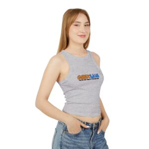"GeekGasm" Women's Micro Rib Racer Tank Top